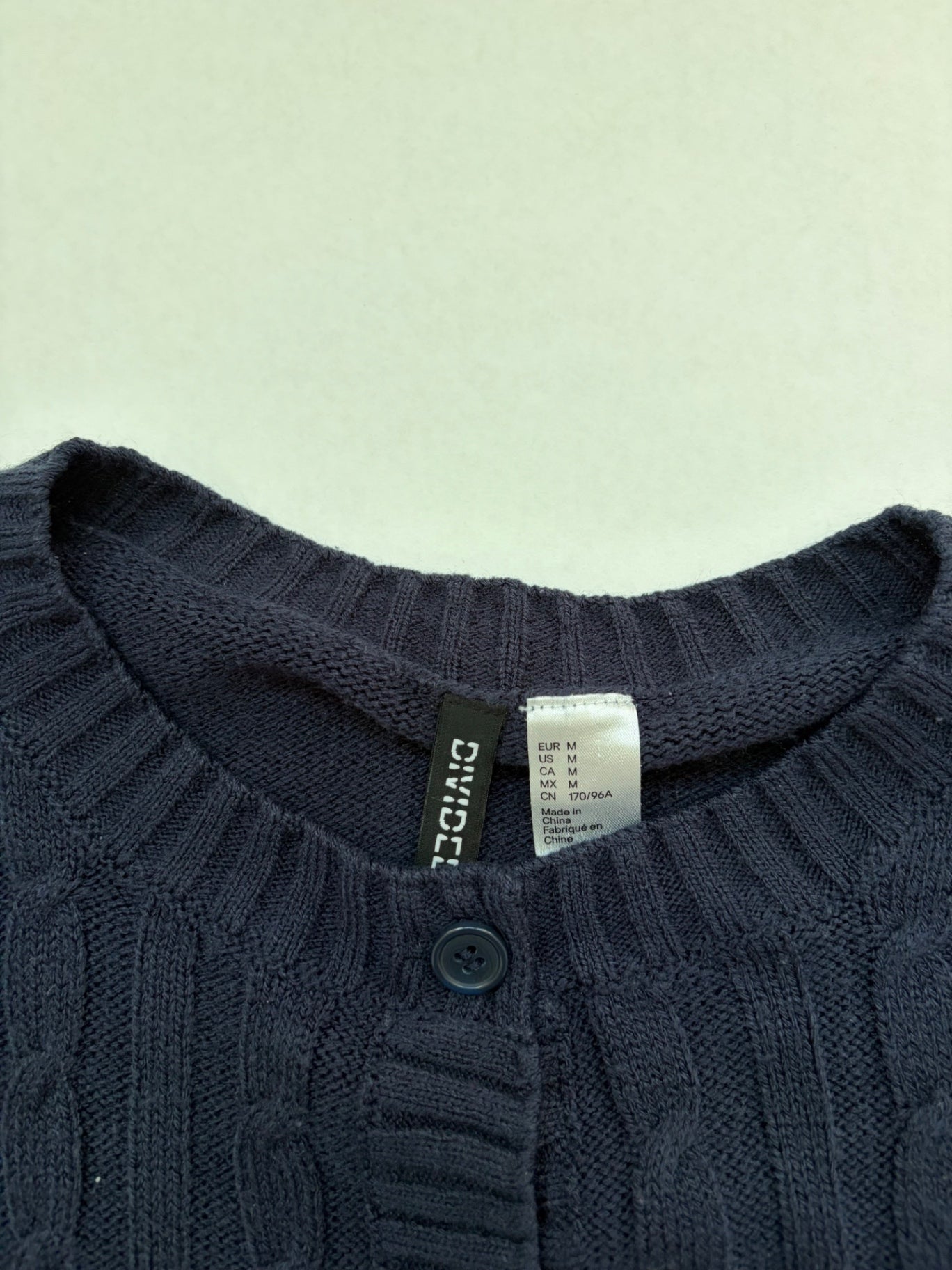Divided Sweaters/Cardigans Medium Navy blueKnit, acrylic