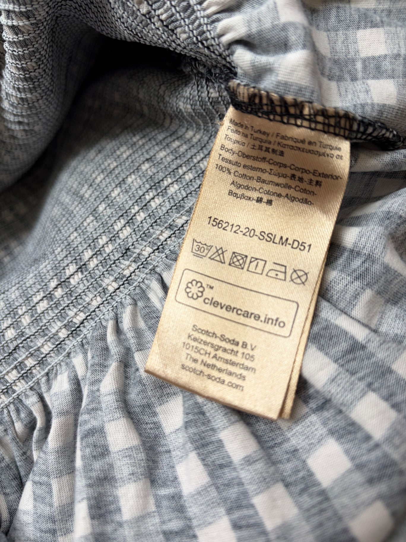 Scotch & Soda Tops Medium Black and white Cotton, woven fabric