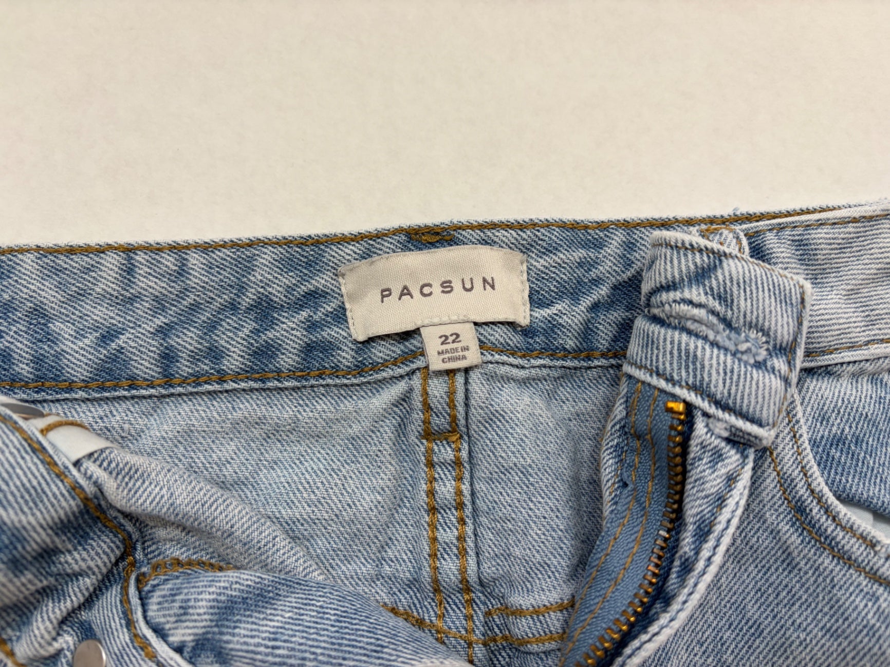 Pacsun Skirts/Skorts 22 Light Blue Denim and Cotton