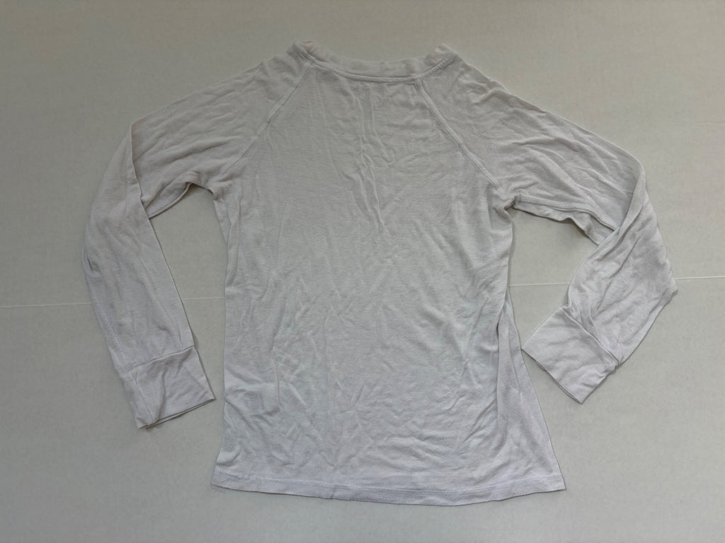 mandala Tops Extra Small White Rayon and Spandex