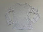 mandala Tops Extra Small White Rayon and Spandex