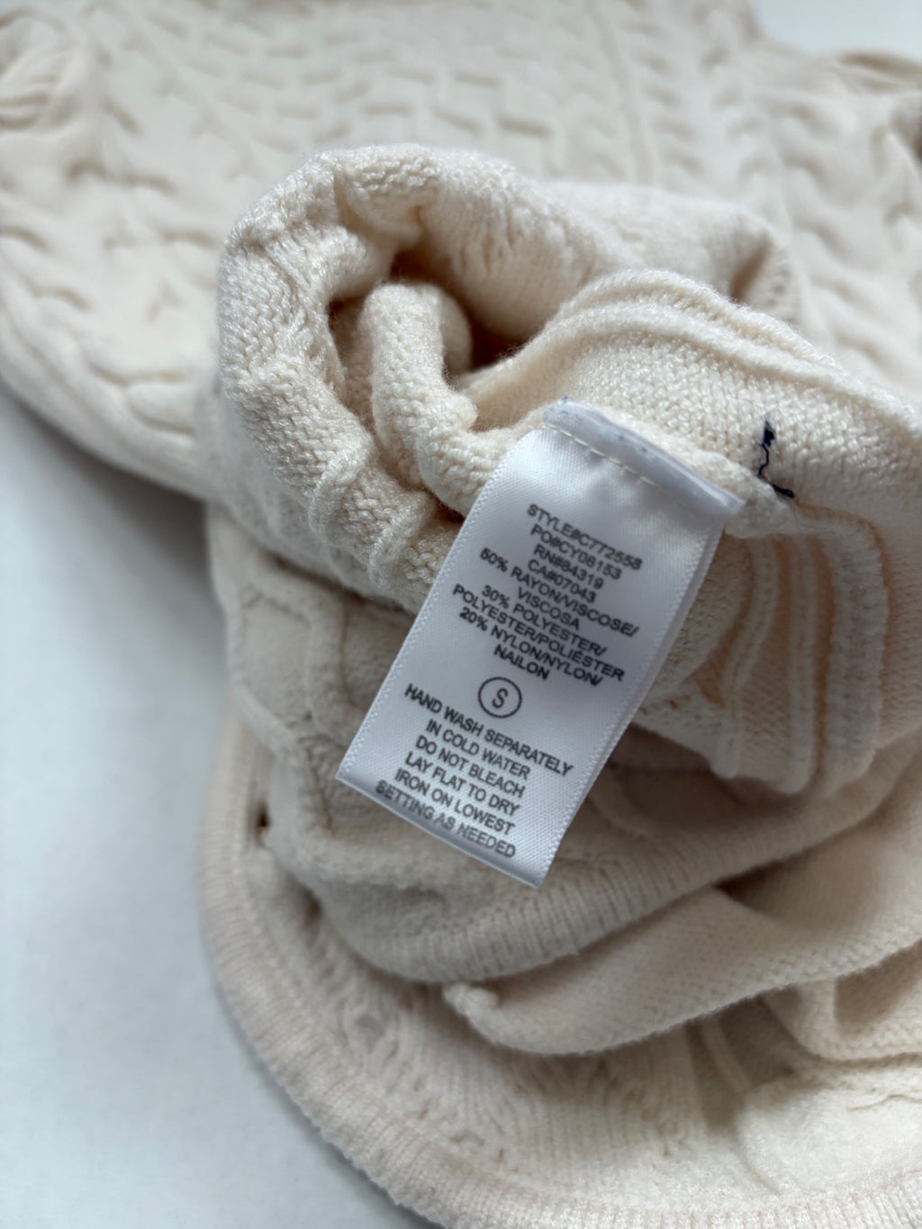 CYRUS Sweaters/Cardigans Small Beige Rayon,Viscose,Polyester,Nylon