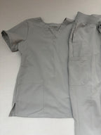 Mandala Scrubs Extra Extra Small Light Gray Polyester/Viscose/Spandex