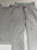 Mandala Scrubs Extra Extra Small Light Gray Polyester/Viscose/Spandex