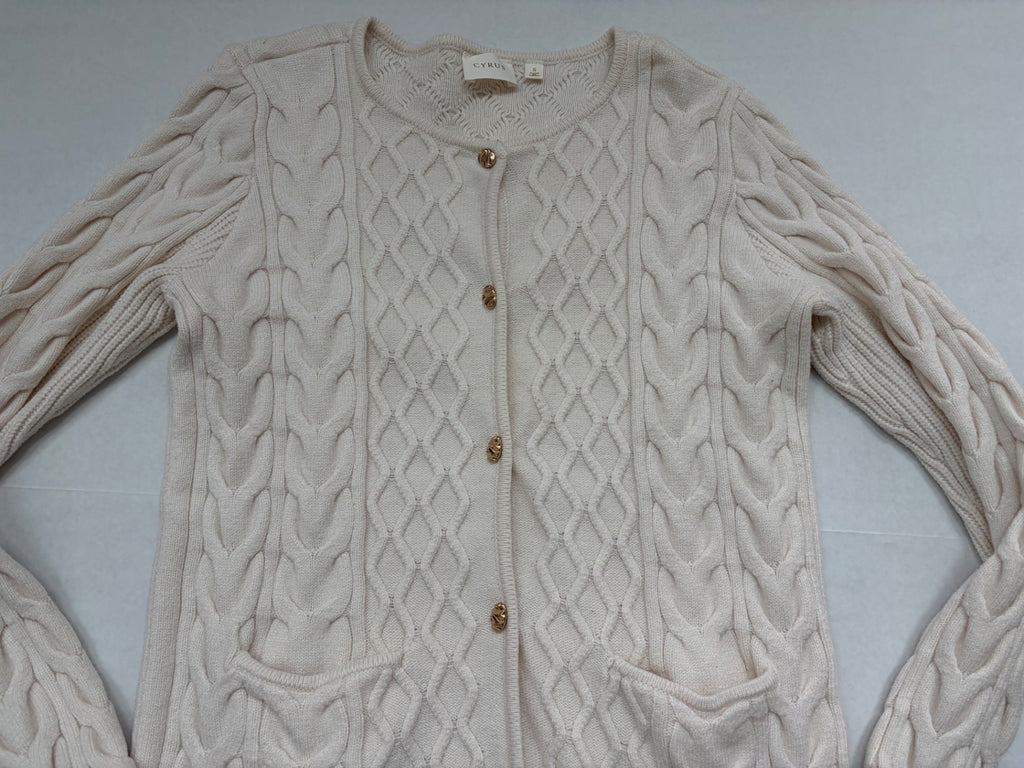 CYRUS Sweaters/Cardigans Small Beige Rayon,Viscose,Polyester,Nylon