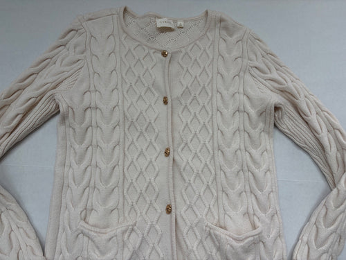 CYRUS Sweaters/Cardigans Small Beige Rayon,Viscose,Polyester,Nylon