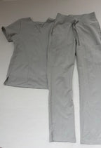 Mandala Scrubs Extra Extra Small Light Gray Polyester/Viscose/Spandex