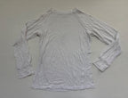 mandala Tops Extra Small White Rayon and Spandex
