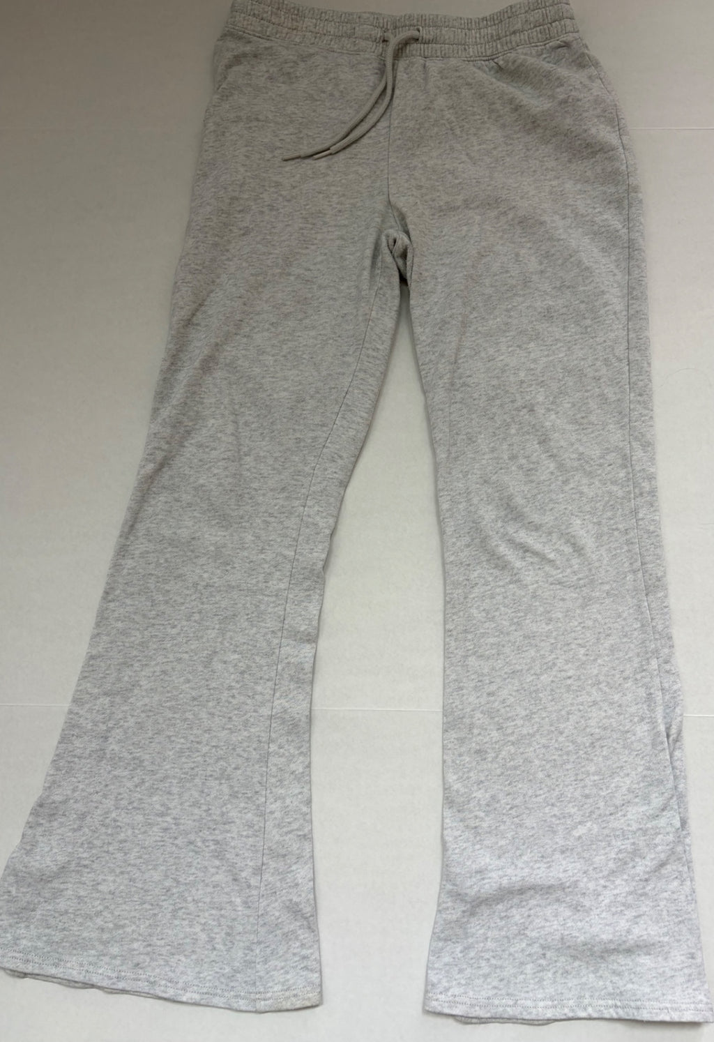Hollister Sweatpants Medium Gray Cotton, Polyester