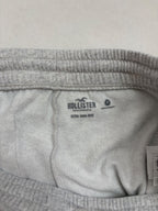 Hollister Sweatpants Medium Gray Cotton, Polyester