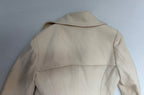 Express Jackets/Coats Extra Small Cream Wool, Polyester, Viscose