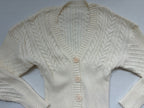 MUSERA Sweaters/Cardigans Small Cream/Off-white Cable Knit