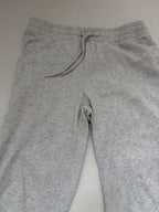 Hollister Sweatpants Medium Gray Cotton, Polyester