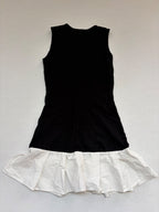 21 Saints Dresses/Rompers Small Black and WhiteRayon, Elastane, Spandex