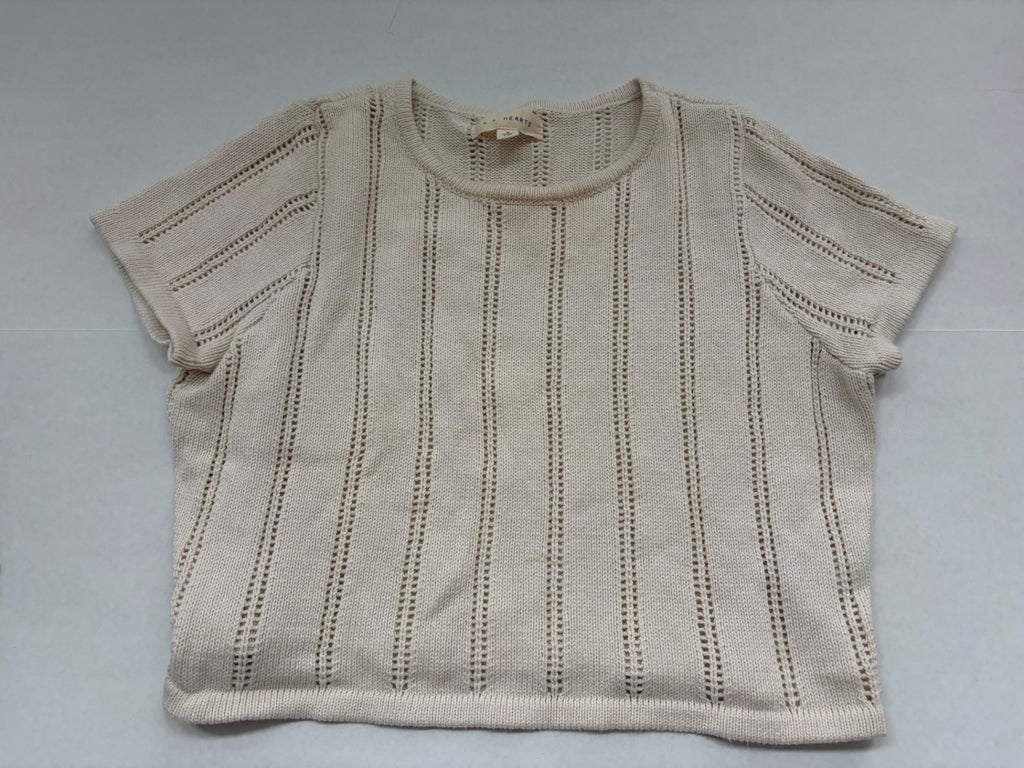 L.A. HEARTS Tops Small Beige Cotton