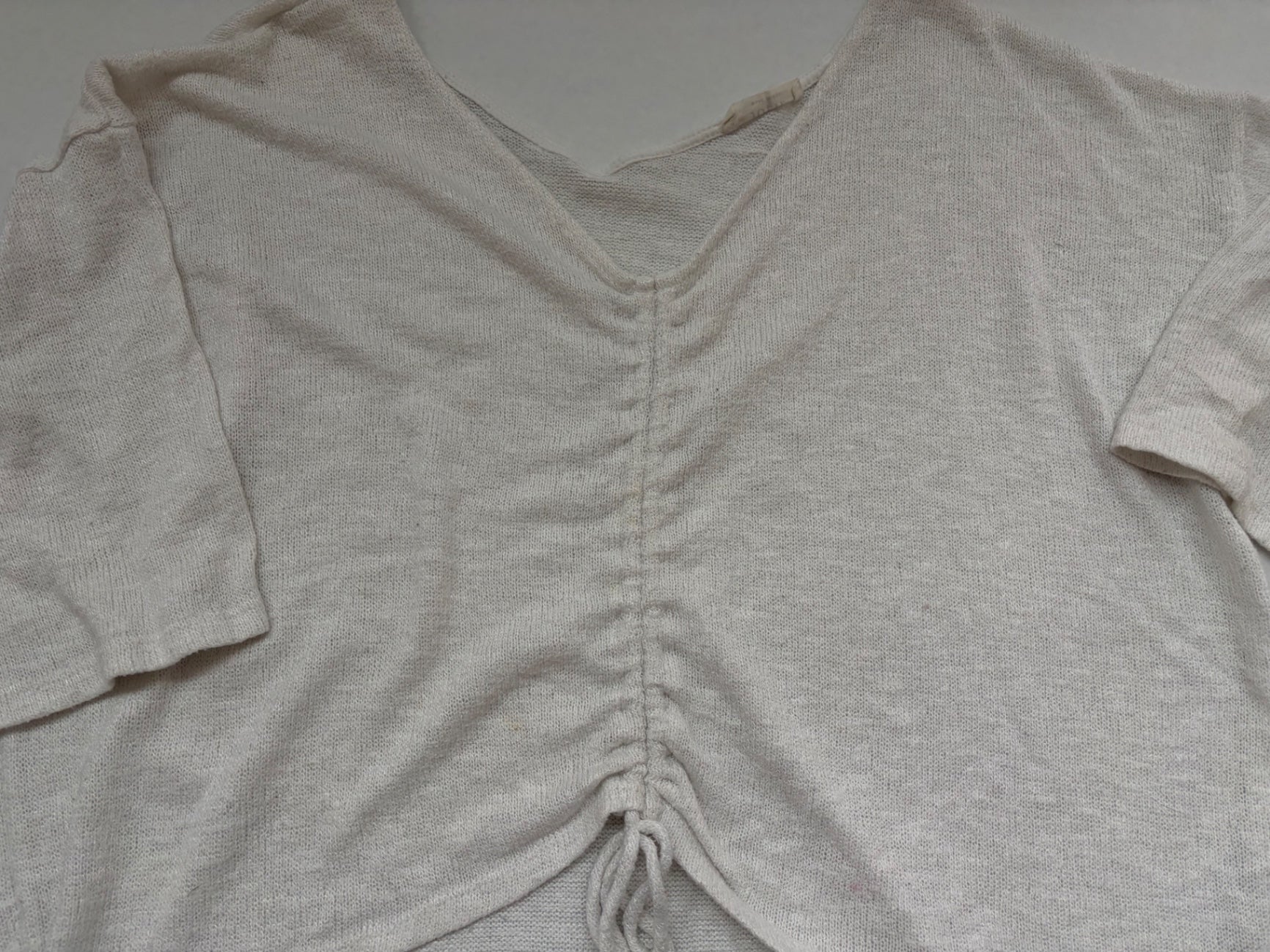 Jolie Sweaters/Cardigans Medium Beige Knitted fabric, rayon, polyester, spandex
