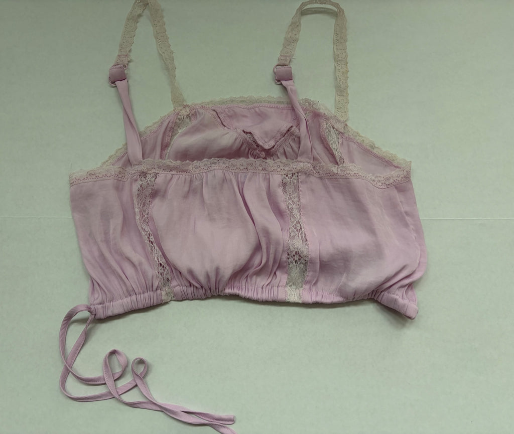 Urban Outfitters Tops Medium Pink Satin and lace