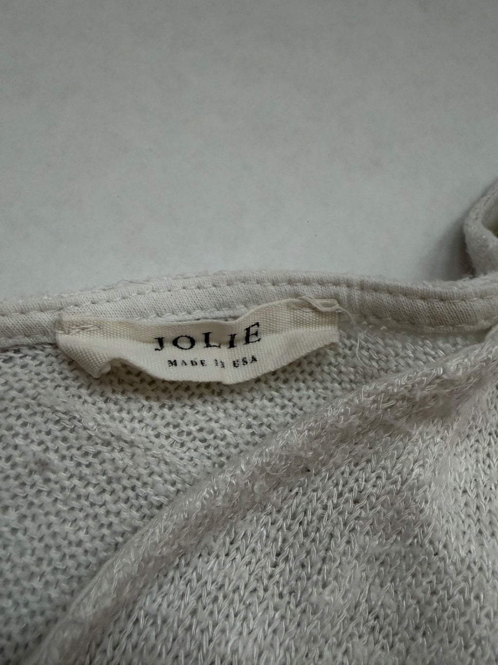 Jolie Sweaters/Cardigans Medium Beige Knitted fabric, rayon, polyester, spandex
