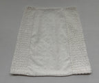 Forever 21 Skirts/Skorts Medium White Textured knit and embroidered fabric