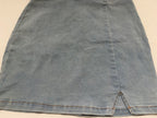 Wild Fable Skirts/Skorts 4 Light Blue Denim, Cotton, Polyester, Rayon, Spandex