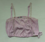 Urban Outfitters Tops Medium Pink Satin and lace