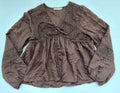 Drôle de copine Tops Small/Medium Brown Viscose and polyester