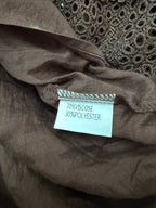 Drôle de copine Tops Small/Medium Brown Viscose and polyester