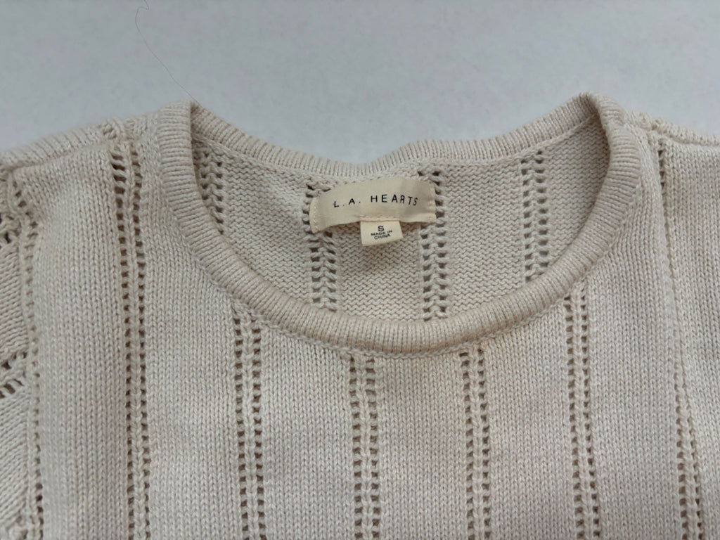 L.A. HEARTS Tops Small Beige Cotton