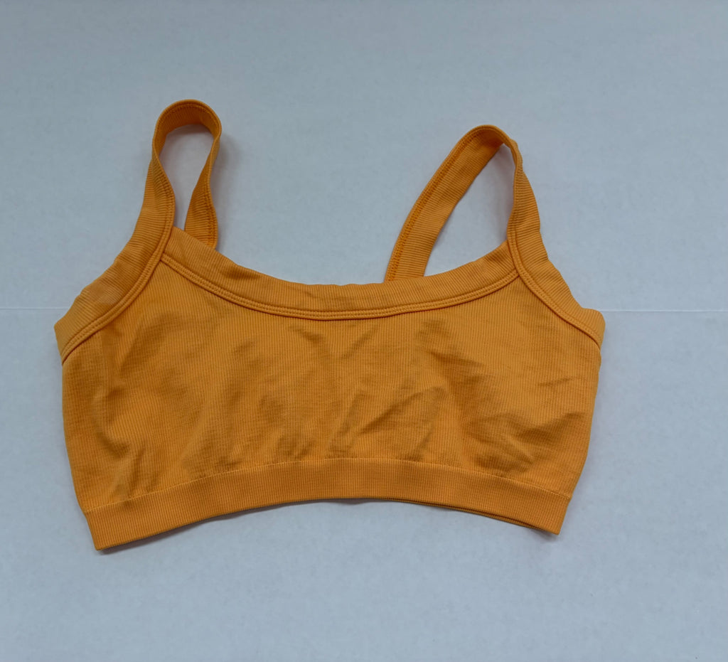Out From Under Tops Extra Large Orange Cotton/Knitted