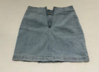 Wild Fable Skirts/Skorts 4 Light Blue Denim, Cotton, Polyester, Rayon, Spandex