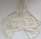 Out From Under Sweatshirts/Hoodies Small Beige/Off-white Knit, Mesh, Polyester, Rayon, Elastane