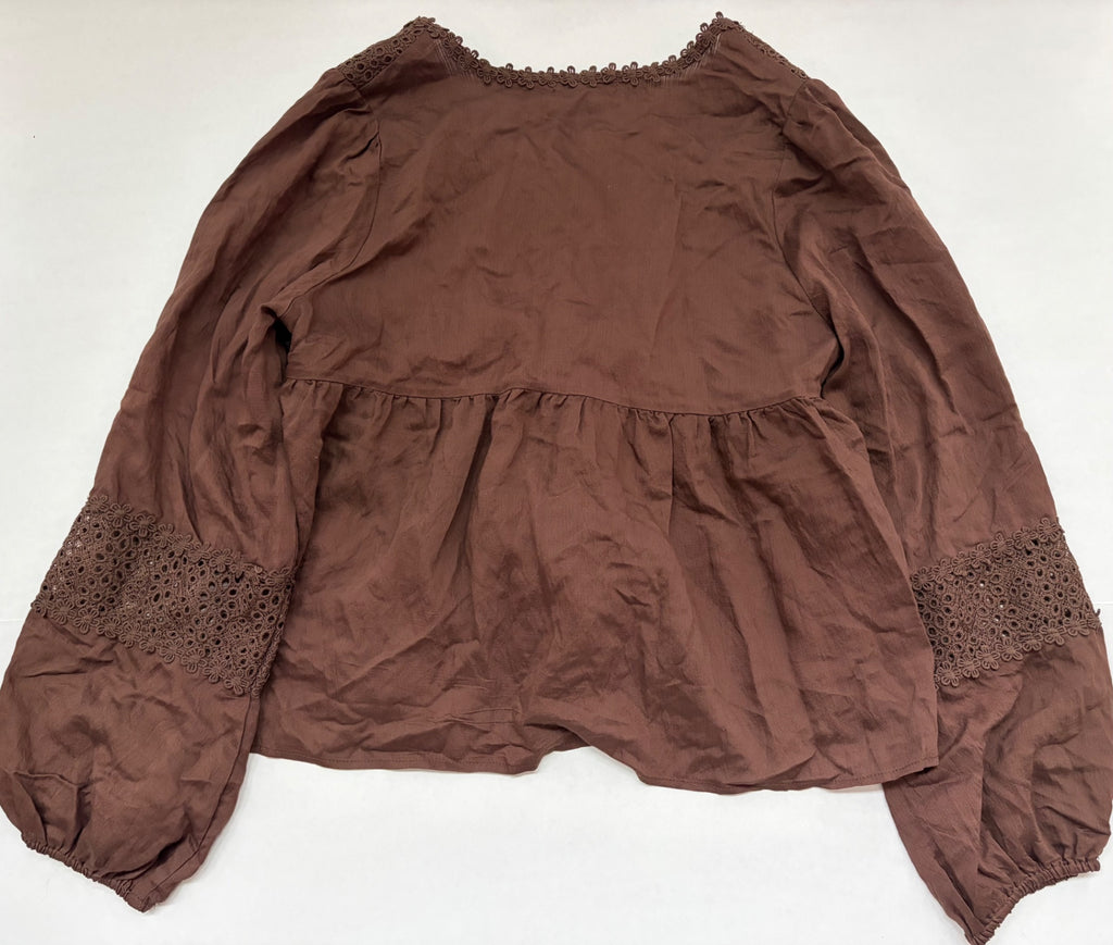 Drôle de copine Tops Small/Medium Brown Viscose and polyester