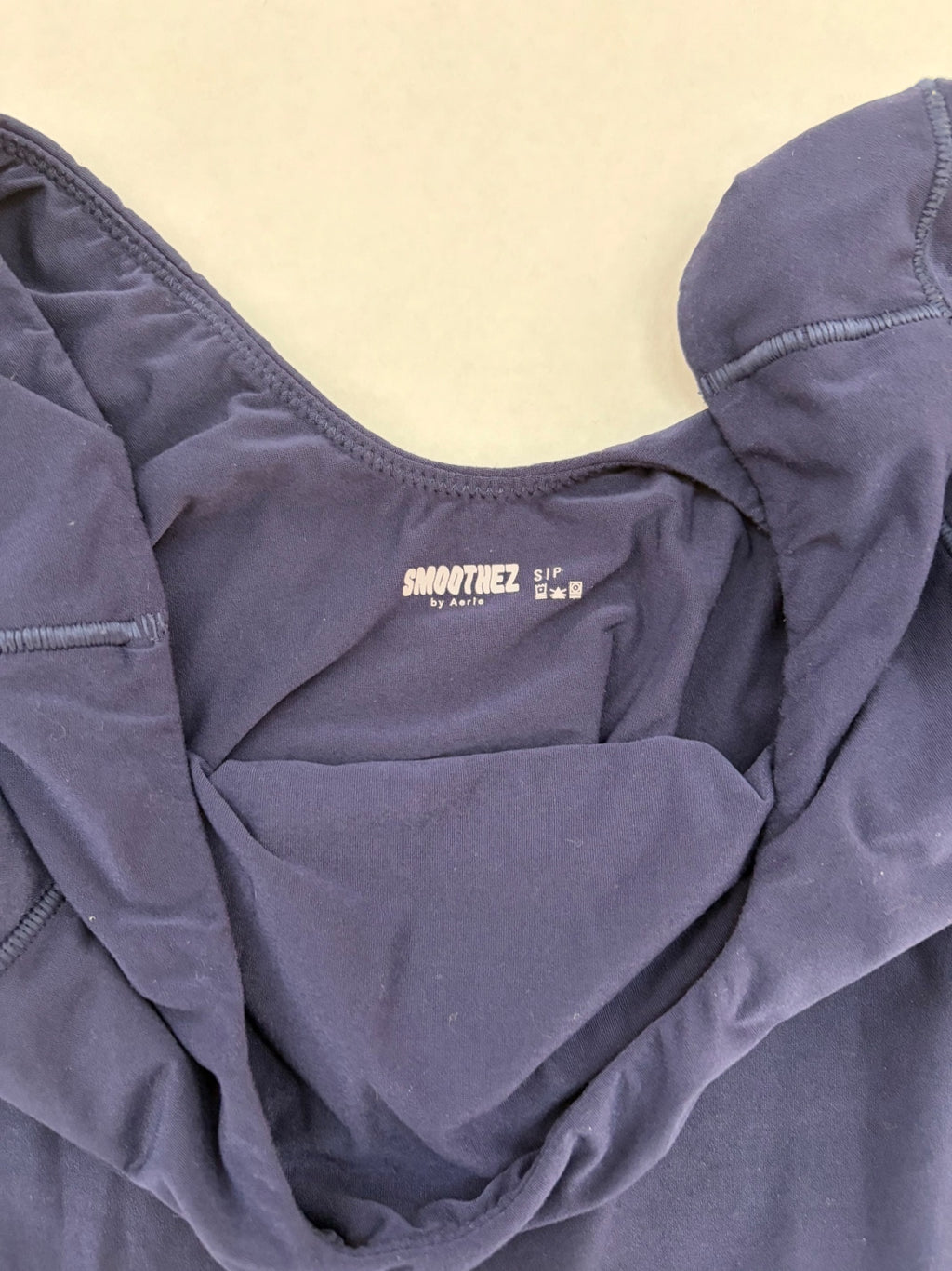 Aerie Tops Small Navy blue Recycled nylon and elastane