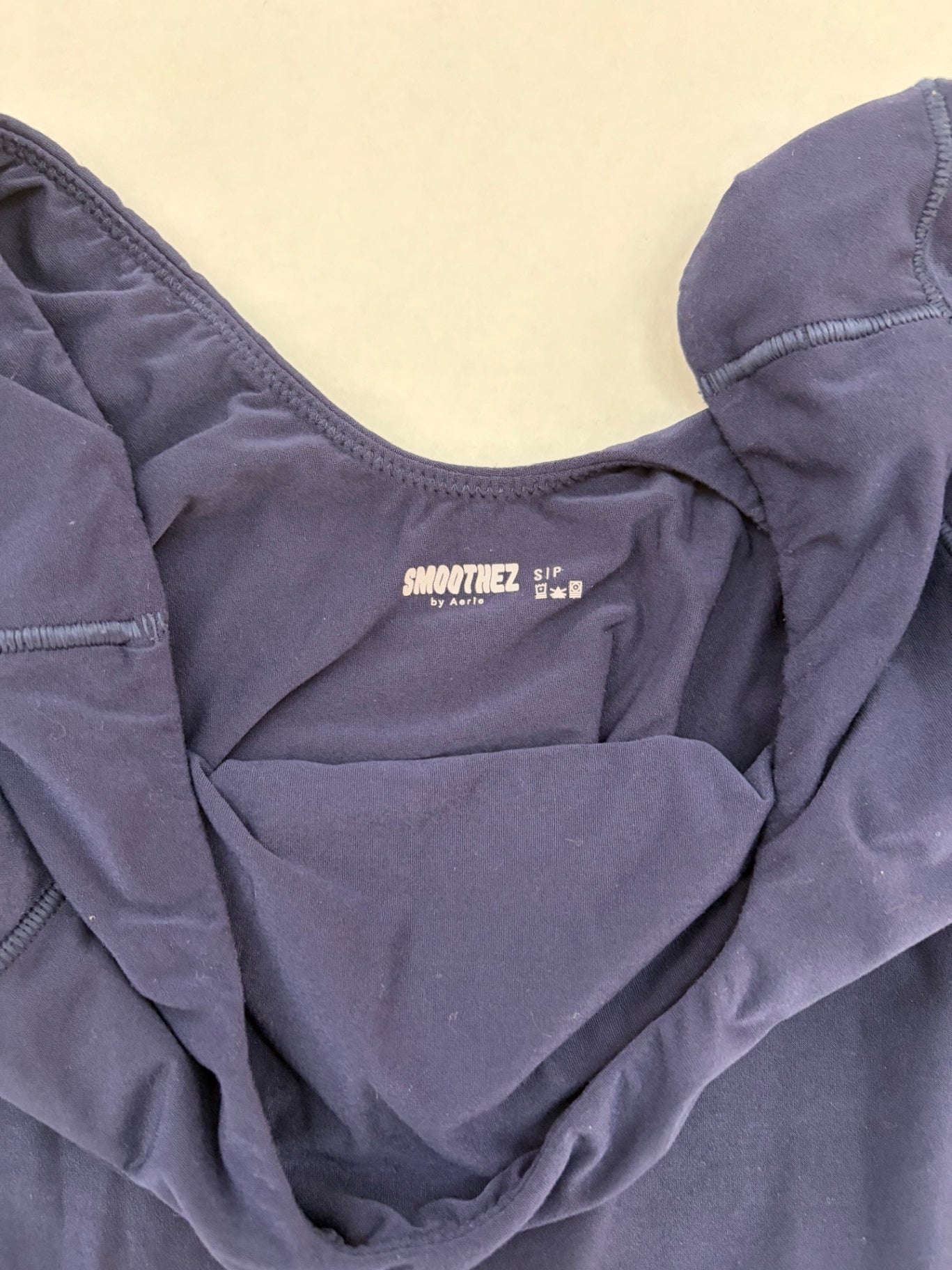 Aerie Tops Small Navy blue Recycled nylon and elastane