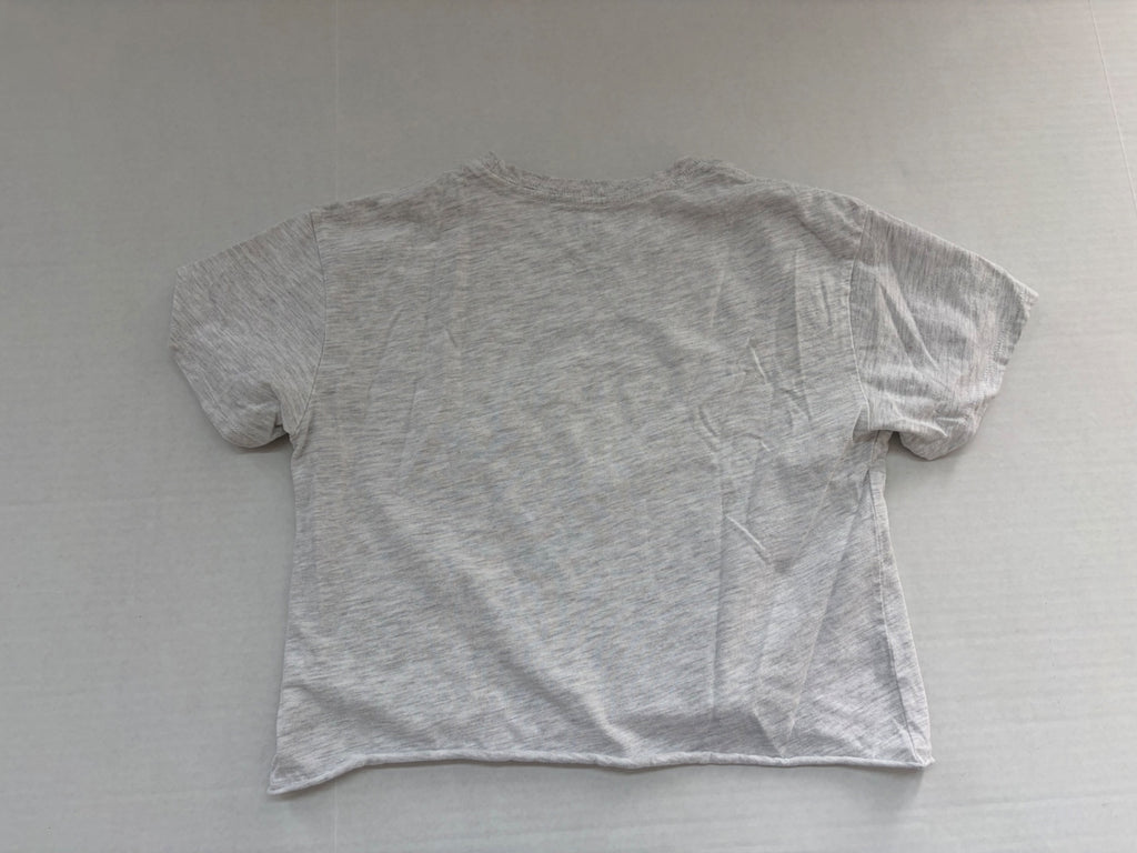 League T-Shirts Small Light Gray Cotton