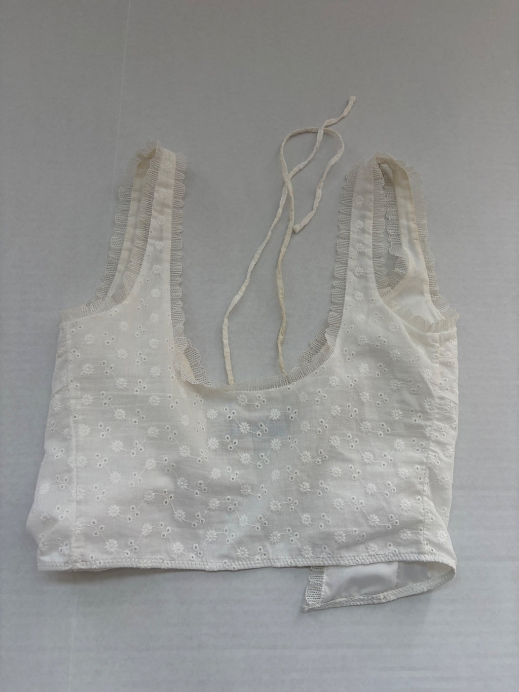 WHITE FOX Tops Extra Extra Small White Cotton