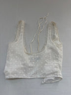 WHITE FOX Tops Extra Extra Small White Cotton