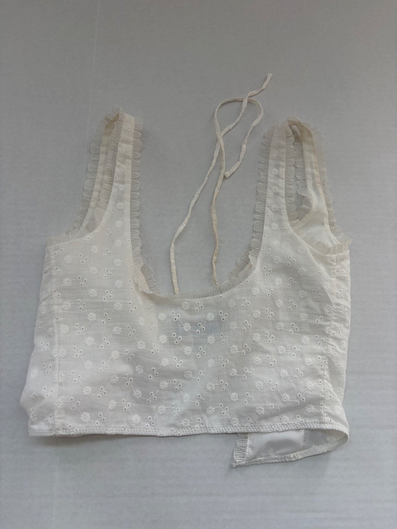WHITE FOX Tops Extra Extra Small White Cotton