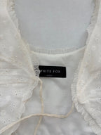 WHITE FOX Tops Extra Extra Small White Cotton
