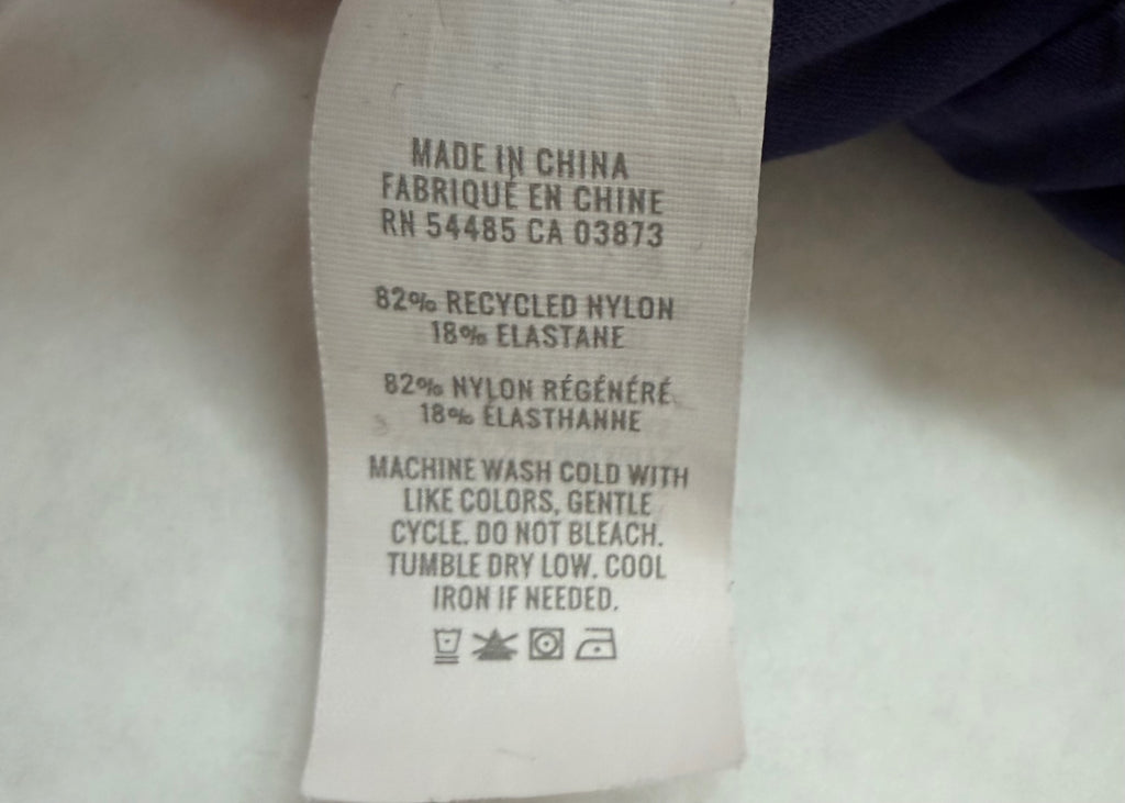Aerie Tops Small Navy blue Recycled nylon and elastane