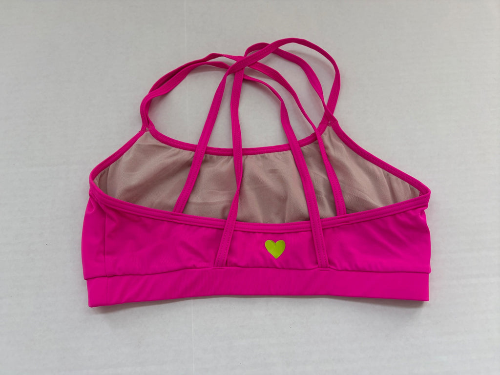 Balera Tops Small Pink Nylon, Spandex, Polyester