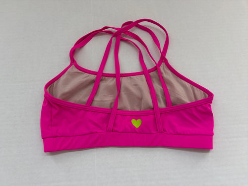 Balera Tops Small Pink Nylon, Spandex, Polyester
