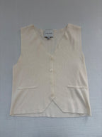 PINK ROSE Tops Extra Small Cream/Beige 80% Rayon, 20% Polyester
