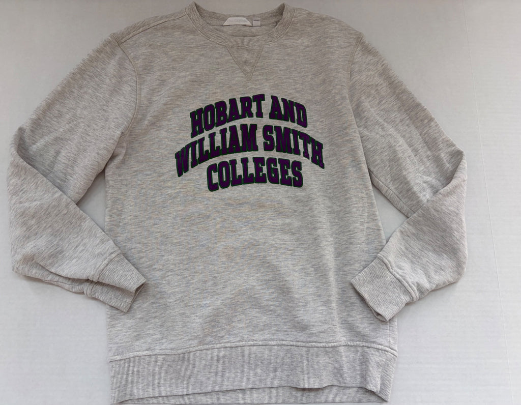 campdavid Sweatshirts/Hoodies Small Heather Gray Cotton and Polyester blend with fleece lining