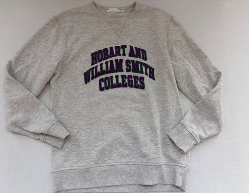 campdavid Sweatshirts/Hoodies Small Heather Gray Cotton and Polyester blend with fleece lining