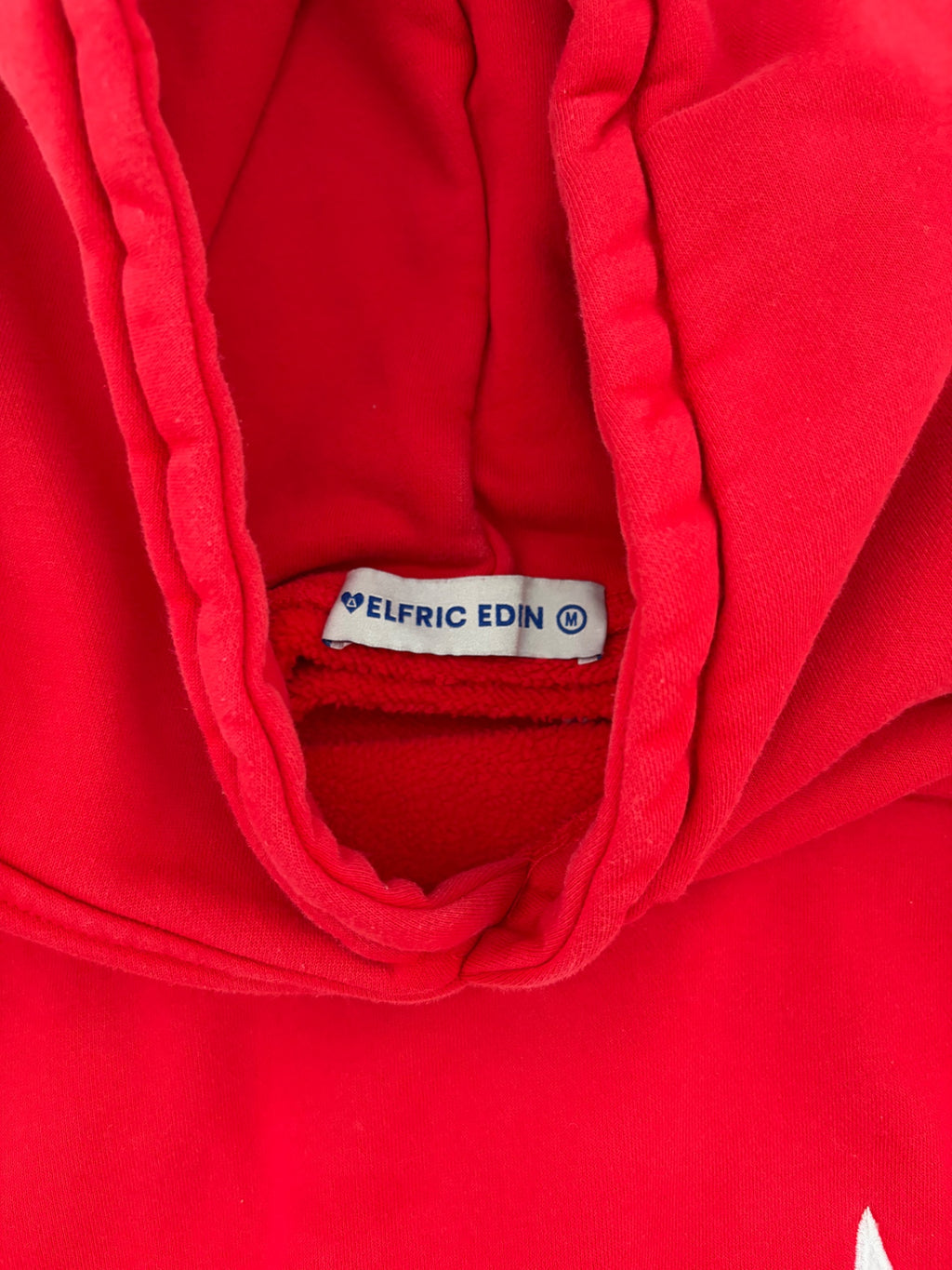 ELFRIC EDIN Sweatshirts/Hoodies Medium Red Cotton and Polyester