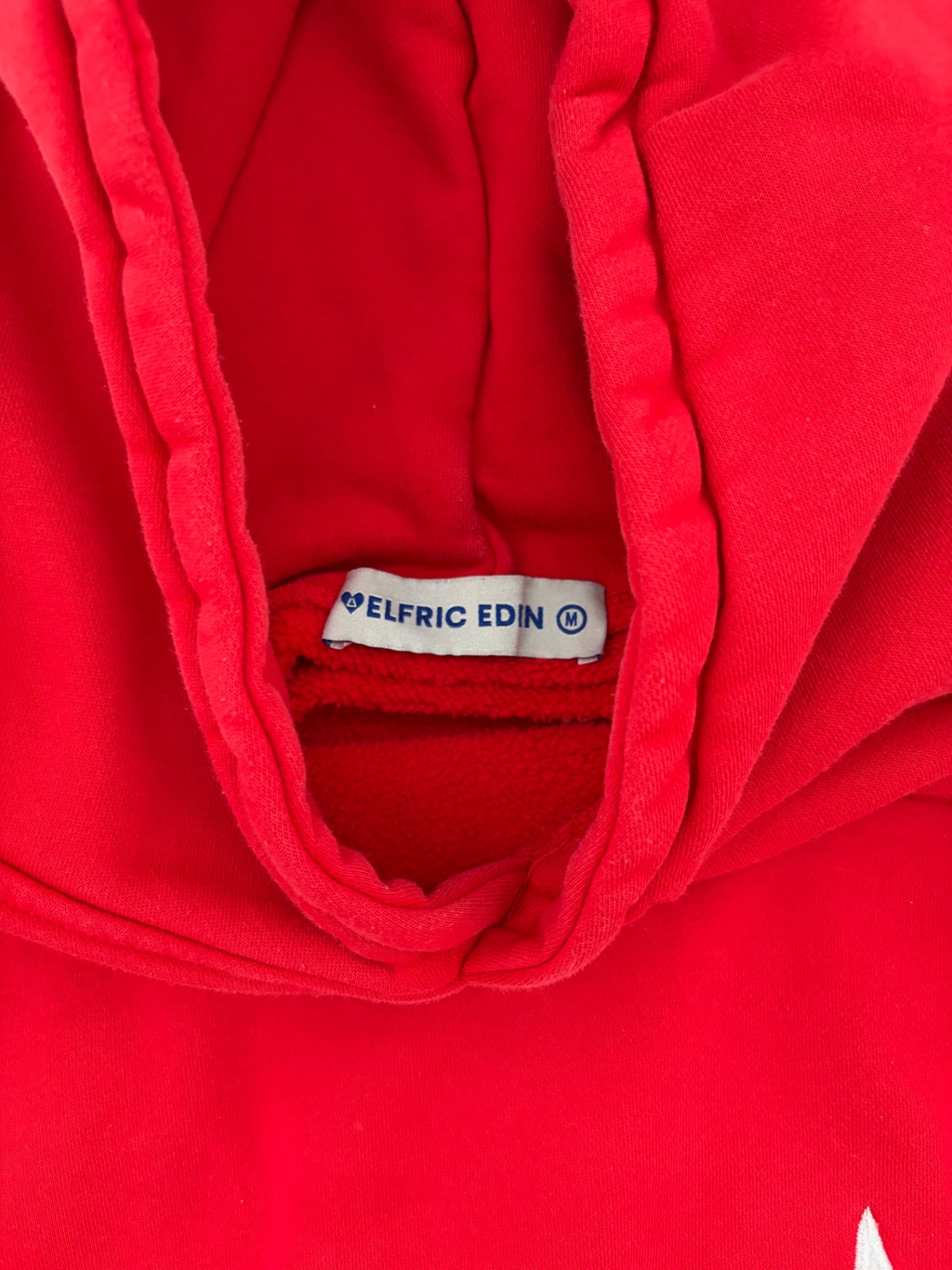 ELFRIC EDIN Sweatshirts/Hoodies Medium Red Cotton and Polyester