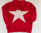 ELFRIC EDIN Sweatshirts/Hoodies Medium Red Cotton and Polyester