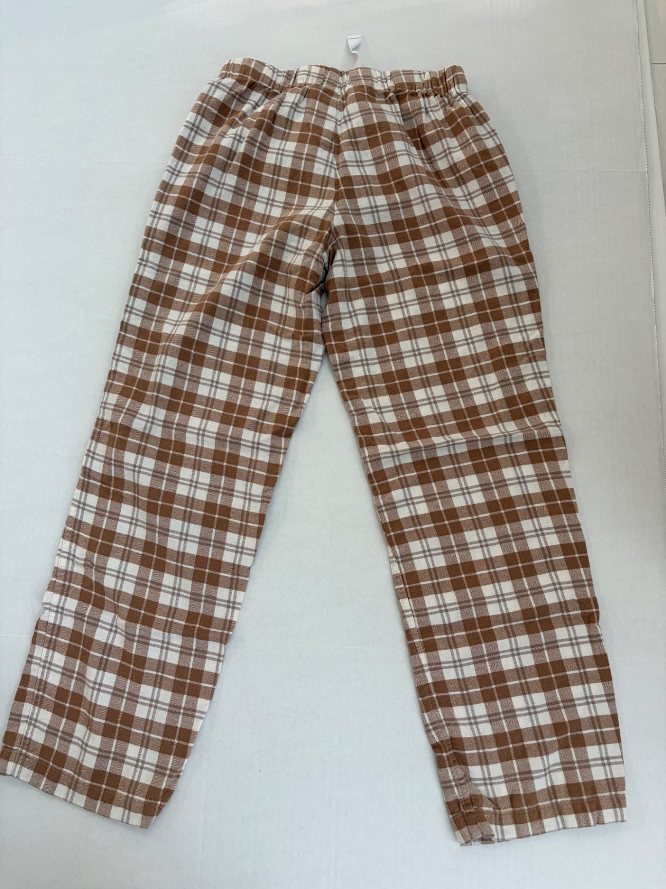 JCREW Pajamas Extra Small Brown and beige checkered Cotton