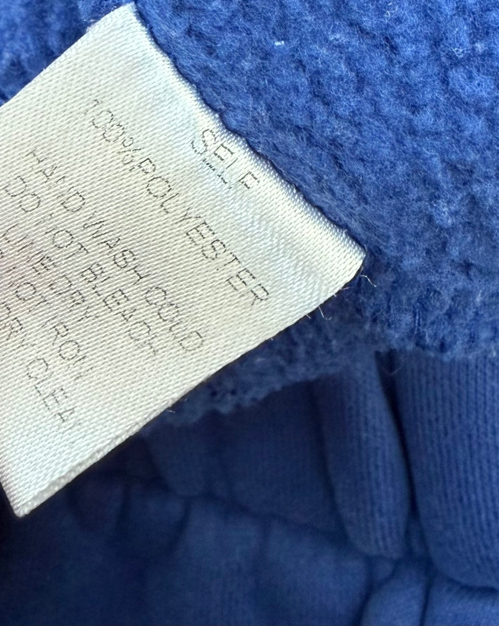 TIC TOC Sweatpants Medium Navy blueFleece, Soft fabric, polyester